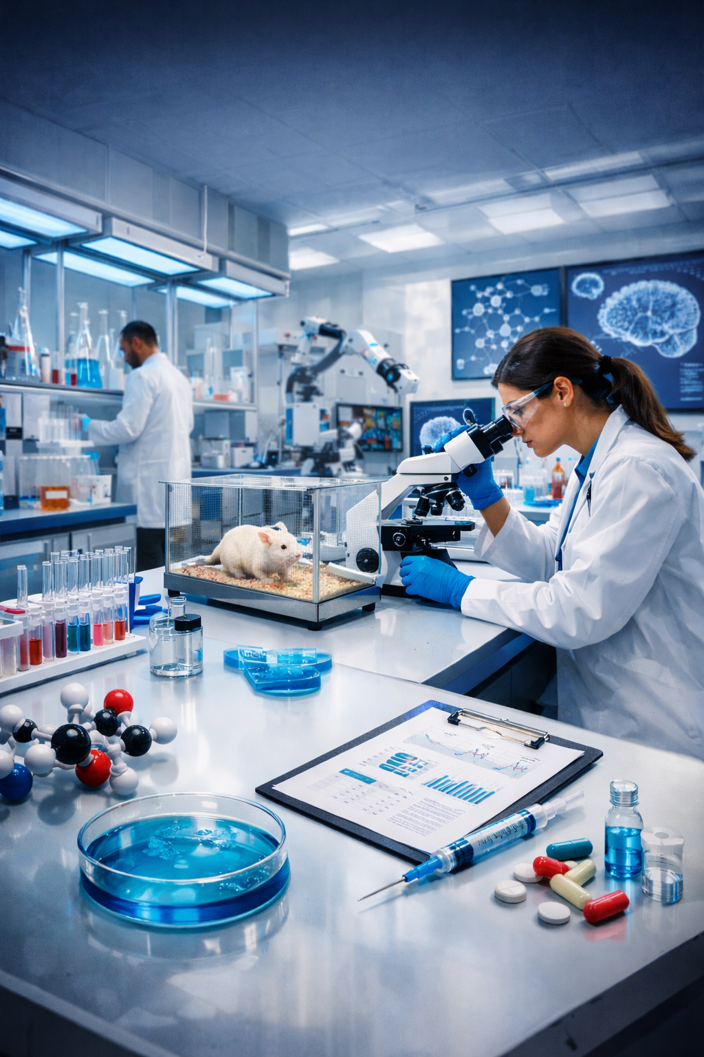 Pills in lab - Centrul de cercetare 3