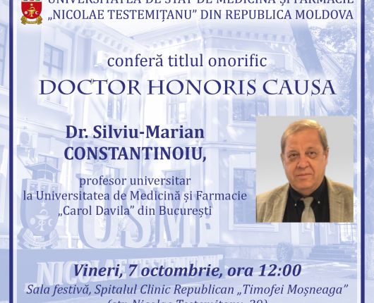 Prof. Silviu Constantinoiu Doctor Honoris Causa 
