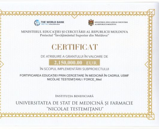 proiectul „Învățământul superior din Moldova”